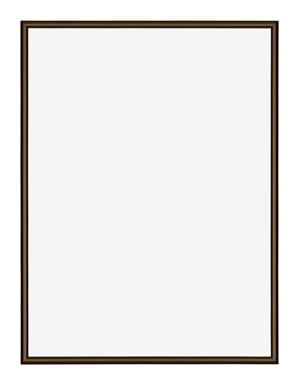 New York Aluminium Photo Frame 36x48cm Walnut Structure Front | Yourdecoration.com