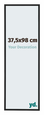 New York Aluminium Photo Frame 37 5x98cm Black Matte Front Size | Yourdecoration.com