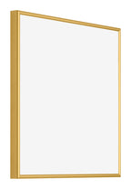 New York Aluminium Photo Frame 40x40cm Gold Shiny Front Oblique | Yourdecoration.com