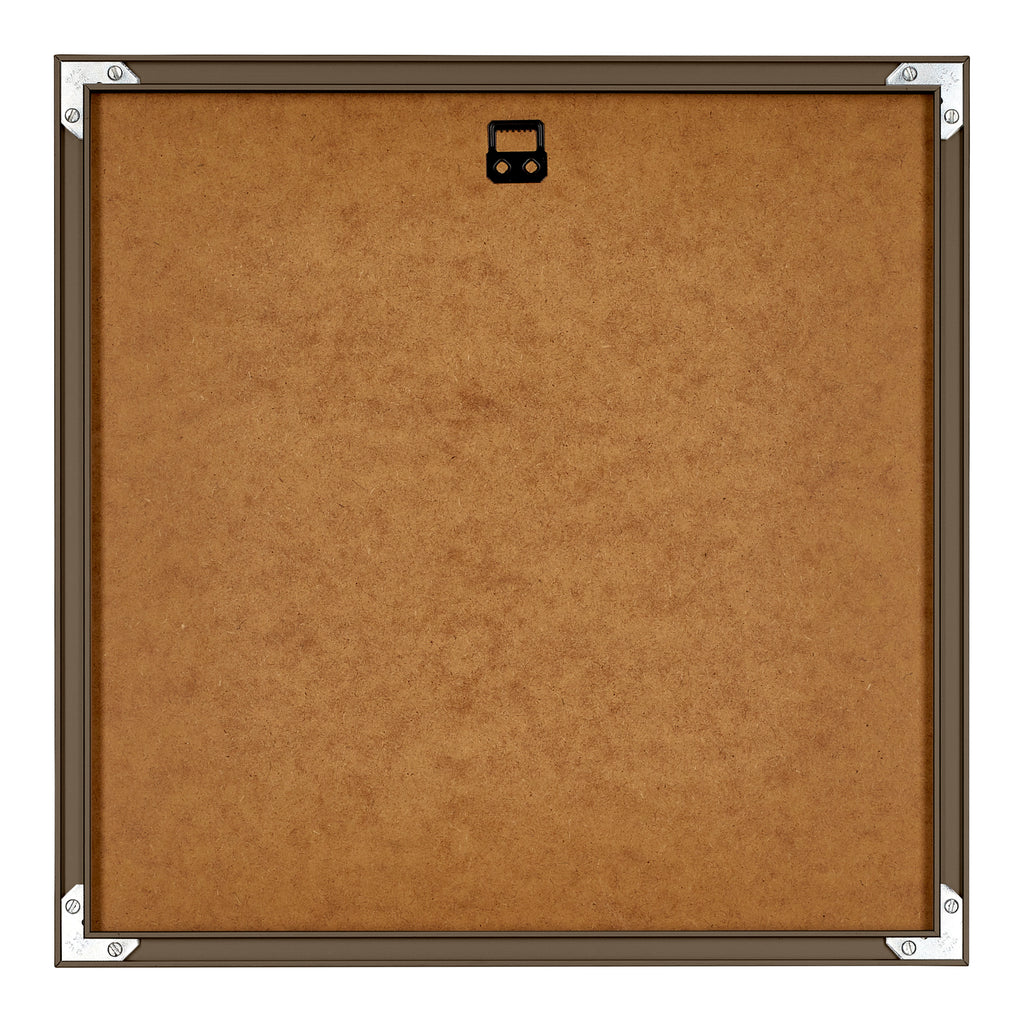 New York Aluminium Photo Frame 40x40cm Walnut Structure Back | Yourdecoration.com