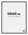New York Aluminium Photo Frame 40x45cm Black Matt Front Size | Yourdecoration.com