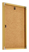 New York Aluminium Photo Frame 40x45cm Gold Shiny Back Oblique | Yourdecoration.com