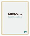 New York Aluminium Photo Frame 40x45cm Gold Shiny Front Size | Yourdecoration.com