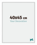 New York Aluminium Photo Frame 40x45cm Silver Matt Front Size | Yourdecoration.com