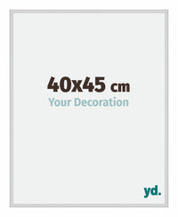 New York Aluminium Photo Frame 40x45cm Silver Matt Front Size | Yourdecoration.com