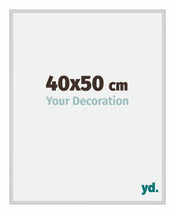 New York Aluminium Photo Frame 40x50cm Silver Matt Front Size | Yourdecoration.com