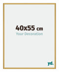 New York Aluminium Photo Frame 40x55cm Gold Shiny Front Size | Yourdecoration.com