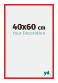 New York Aluminium Photo Frame 40x60cm Ferrari Red Front Size | Yourdecoration.com