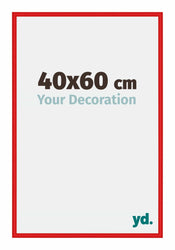 New York Aluminium Photo Frame 40x60cm Ferrari Red Front Size | Yourdecoration.com