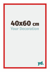 New York Aluminium Photo Frame 40x60cm Ferrari Red Front Size | Yourdecoration.com