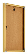 New York Aluminium Photo Frame 40x60cm Gold Shiny Back Oblique | Yourdecoration.com