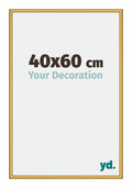 New York Aluminium Photo Frame 40x60cm Gold Shiny Front Size | Yourdecoration.com