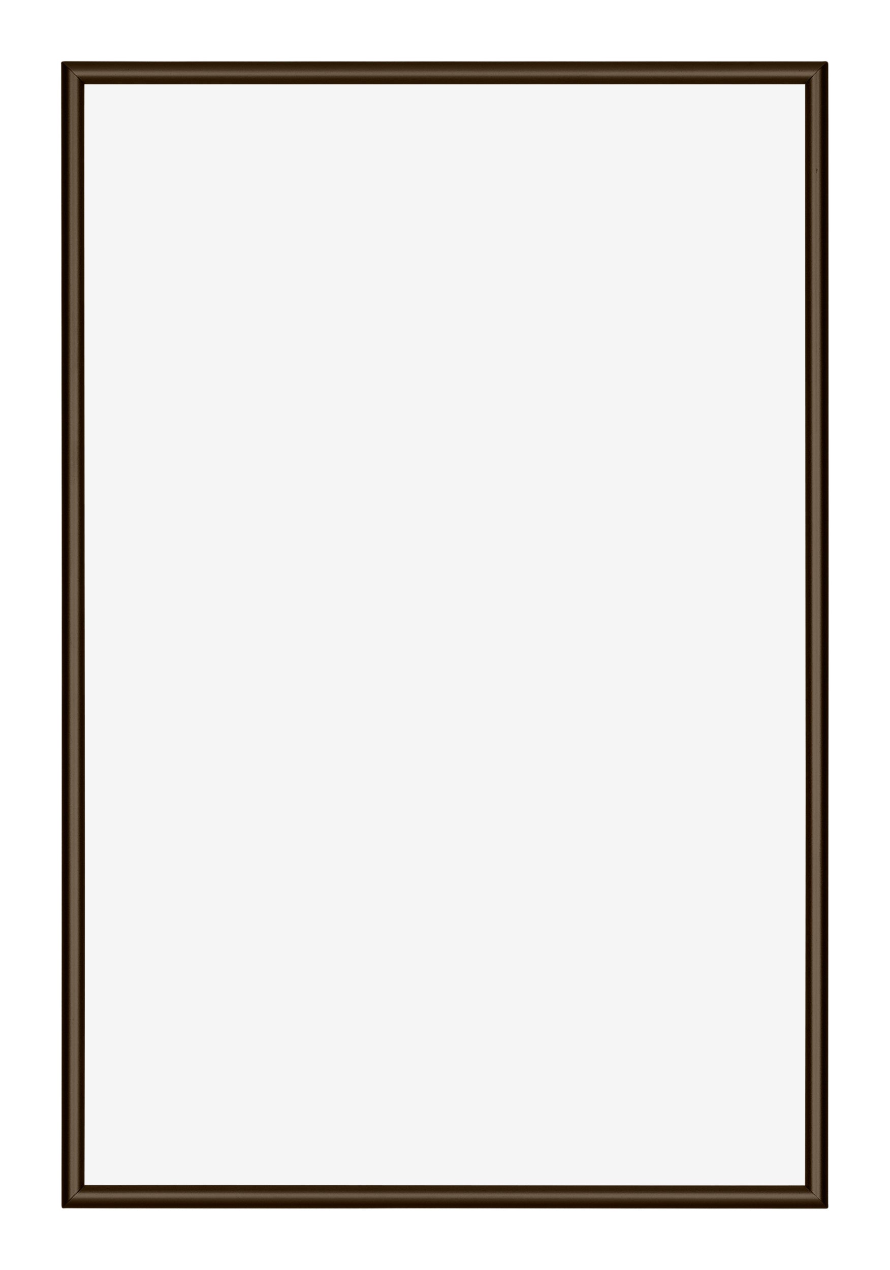 New York Aluminium Photo Frame 40x60cm Walnut Structure Front | Yourdecoration.com