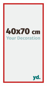 New York Aluminium Photo Frame 40x70cm Ferrari Red Front Size | Yourdecoration.com