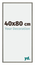 New York Aluminium Photo Frame 40x80cm Mercury Structure Front Size | Yourdecoration.com