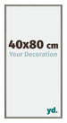 New York Aluminium Photo Frame 40x80cm Mercury Structure Front Size | Yourdecoration.com