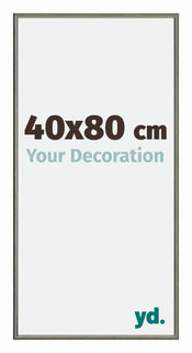 New York Aluminium Photo Frame 40x80cm Mercury Structure Front Size | Yourdecoration.com