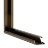 New York Aluminium Photo Frame 40x80cm Walnut Structure Detail Intersection | Yourdecoration.com
