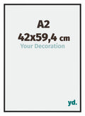 New York Aluminium Photo Frame 42x59 4cm A2 Black Matt Front Size | Yourdecoration.com