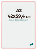 New York Aluminium Photo Frame 42x59 4cm A2 Ferrari Red Front Size | Yourdecoration.com