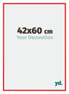 New York Aluminium Photo Frame 42x60cm Ferrari Red Front Size | Yourdecoration.com