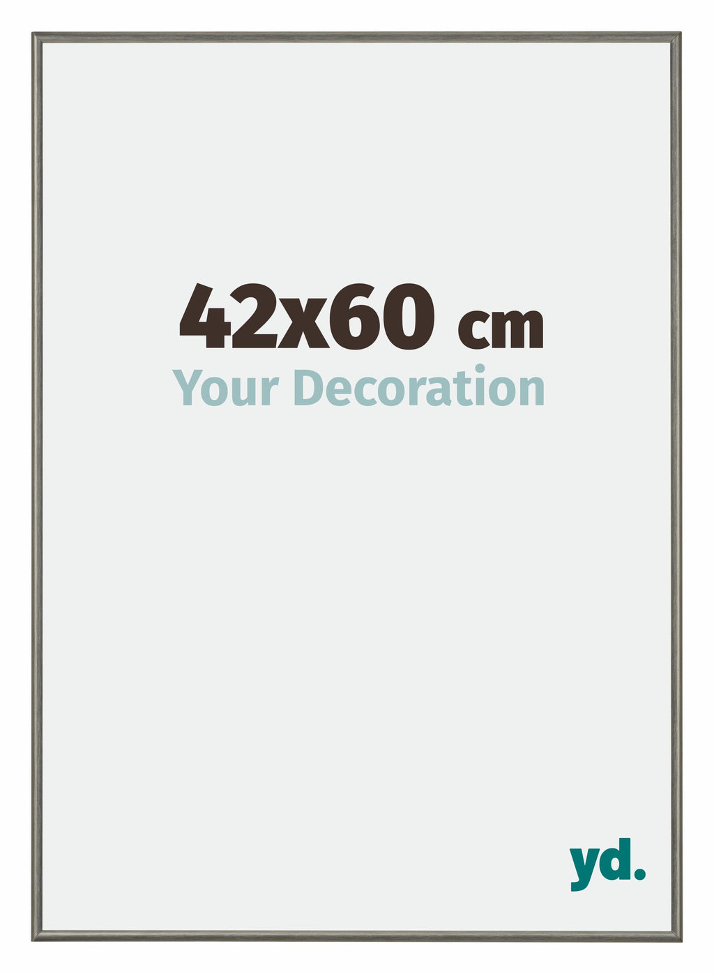 New York Aluminium Photo Frame 42x60cm Mercury Structure Front Size | Yourdecoration.com