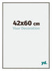 New York Aluminium Photo Frame 42x60cm Mercury Structure Front Size | Yourdecoration.com