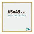 New York Aluminium Photo Frame 45x45cm Gold Shiny Front Size | Yourdecoration.com