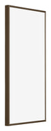 New York Aluminium Photo Frame 45x80cm Walnut Structure Front Oblique | Yourdecoration.com