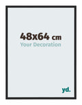New York Aluminium Photo Frame 48x64cm Black Matte Front Size | Yourdecoration.com