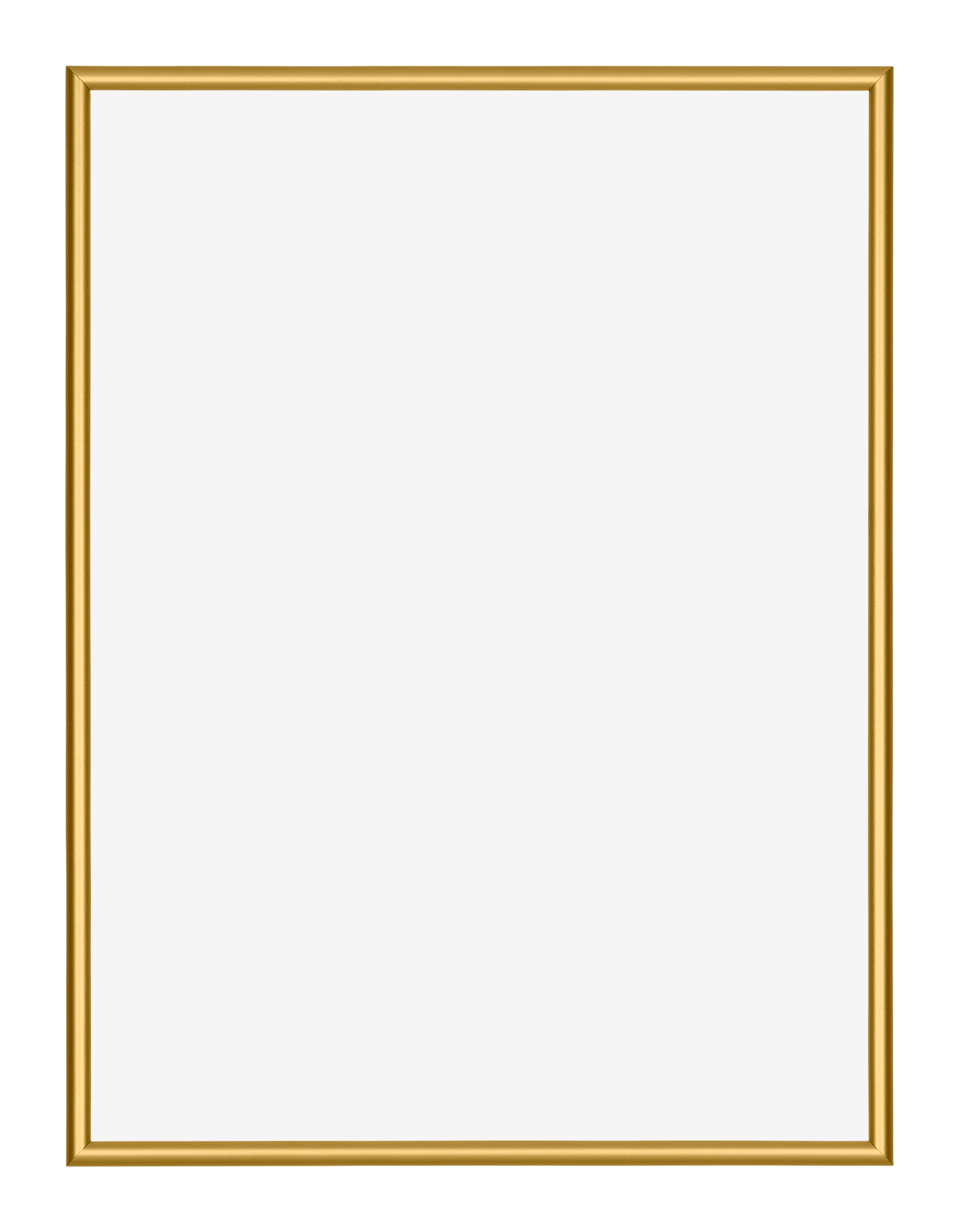New York Aluminium Photo Frame 48x64cm Gold Shiny Front | Yourdecoration.com