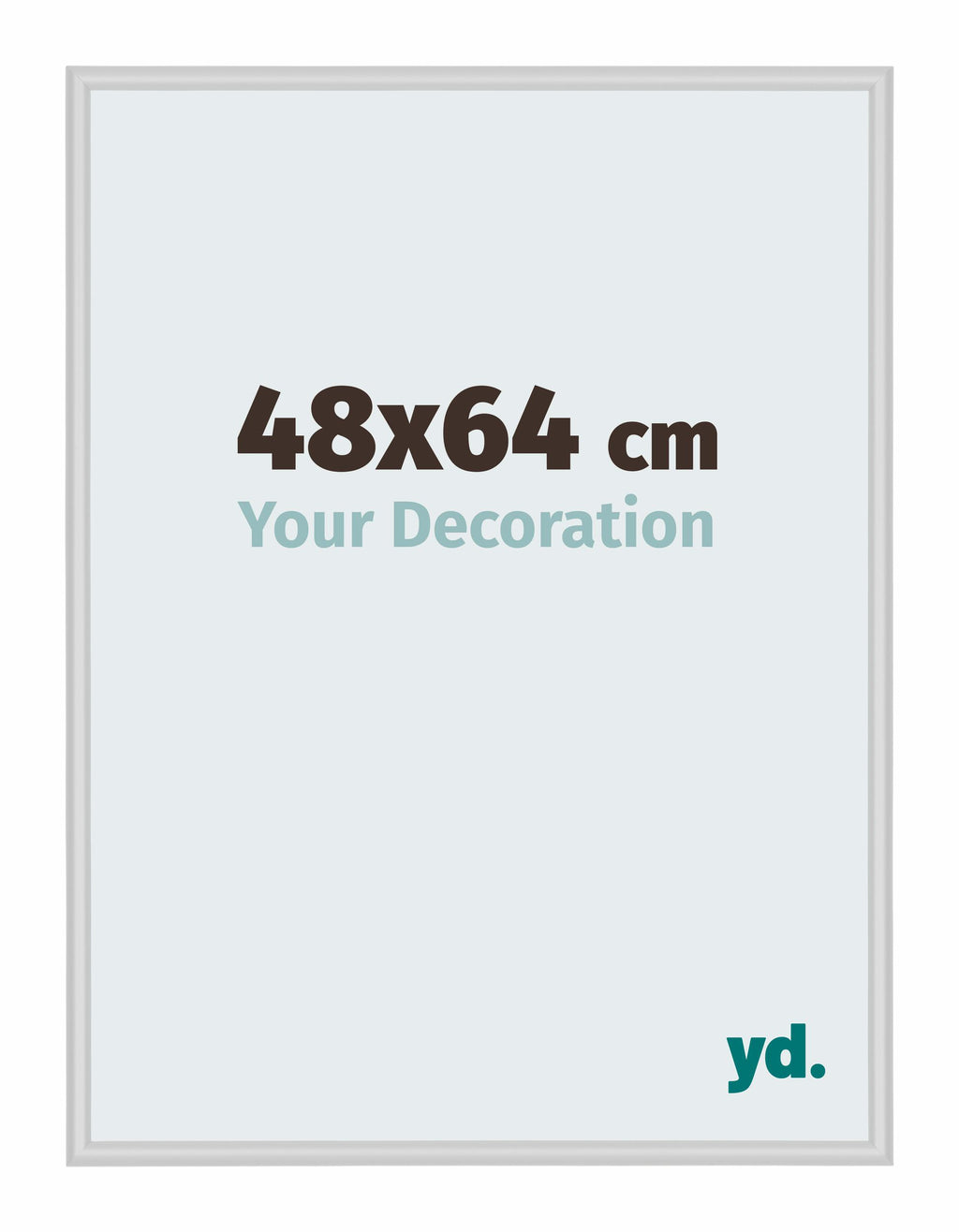 New York Aluminium Photo Frame 48x64cm Silver Matte Front Size | Yourdecoration.com