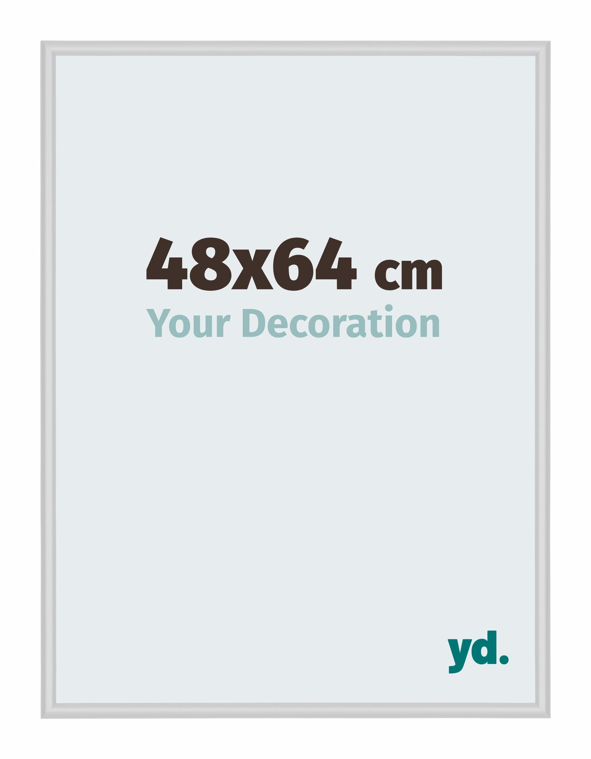 New York Aluminium Photo Frame 48x64cm Silver Matte Front Size | Yourdecoration.com