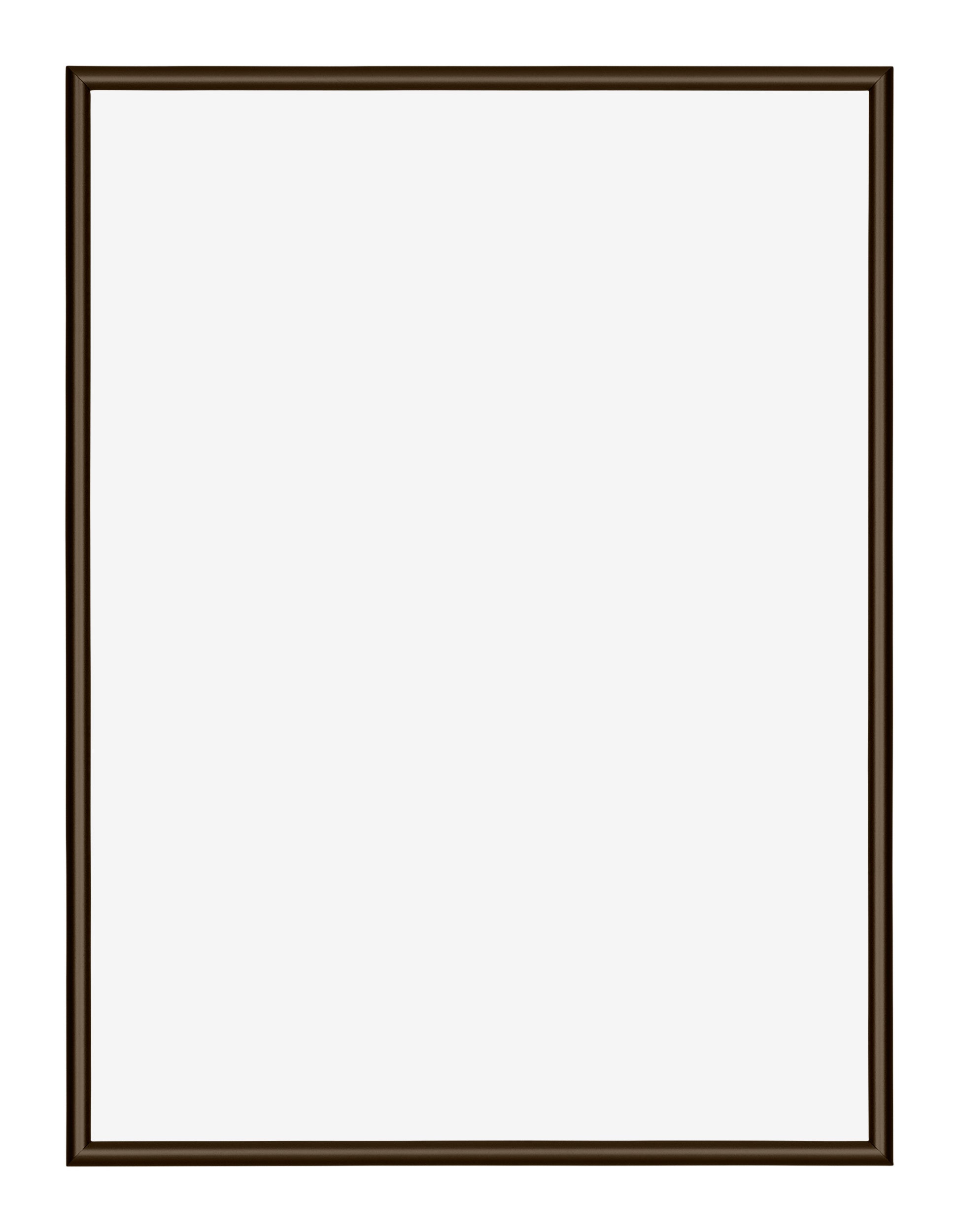 New York Aluminium Photo Frame 48x64cm Walnut Structure Front | Yourdecoration.com