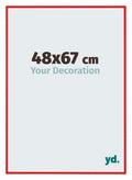 New York Aluminium Photo Frame 48x67cm Red Ferarri Front Size | Yourdecoration.com