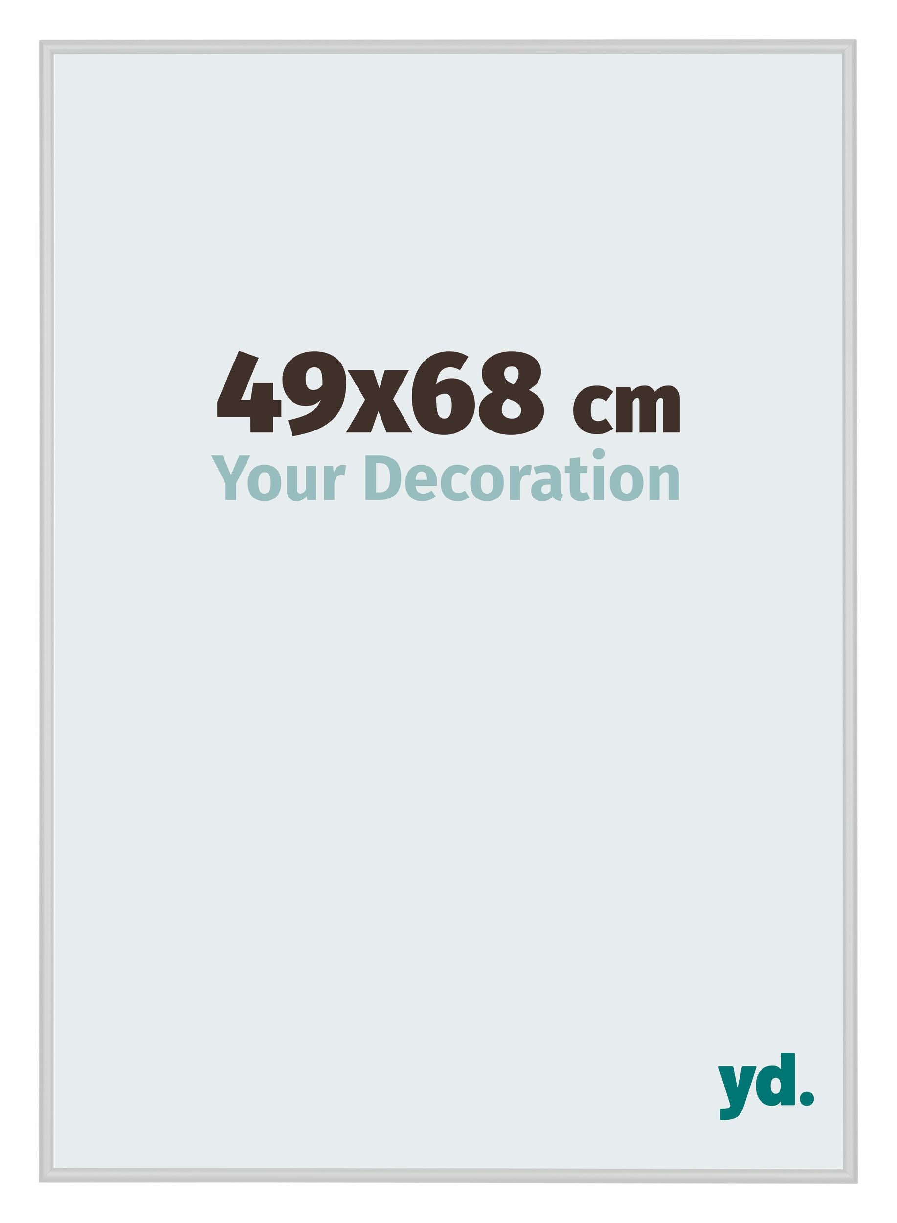 New York Aluminium Photo Frame 49x68cm Silver Matte Front Size | Yourdecoration.com