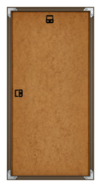 New York Aluminium Photo Frame 50x100cm Walnut Structure Back | Yourdecoration.com