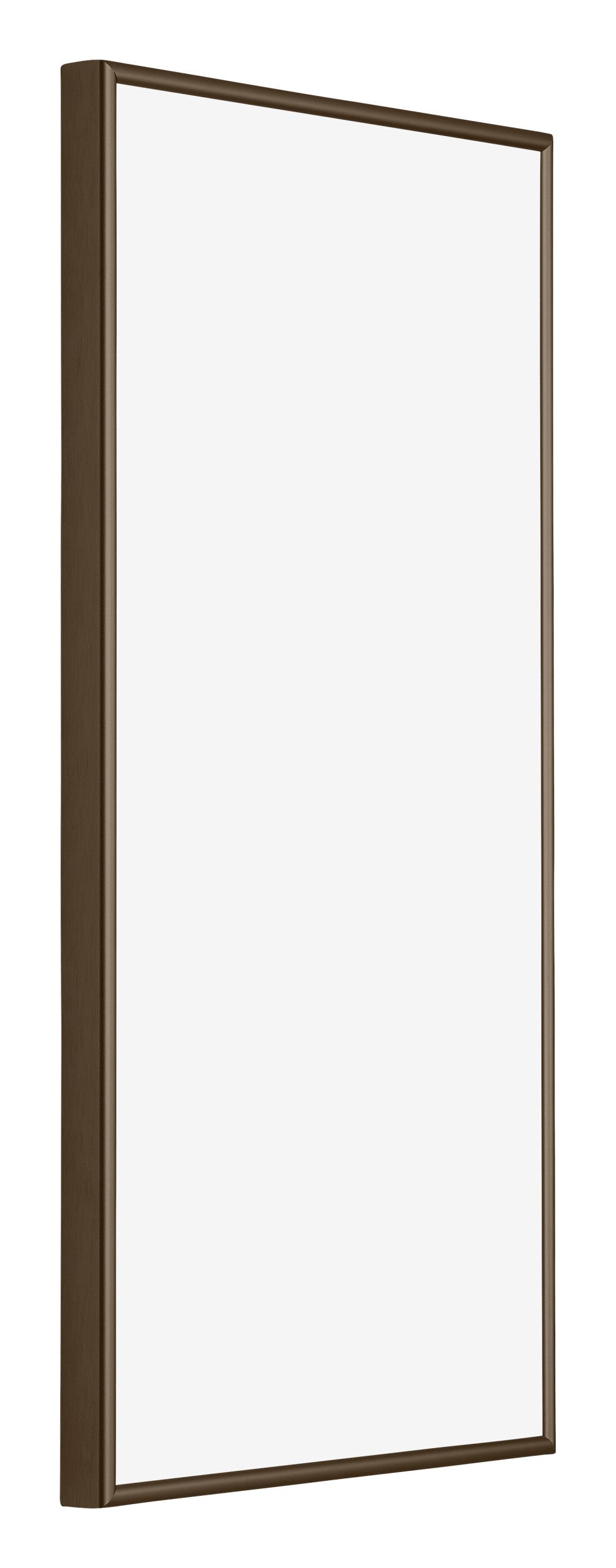 New York Aluminium Photo Frame 50x100cm Walnut Structure Front Oblique | Yourdecoration.com