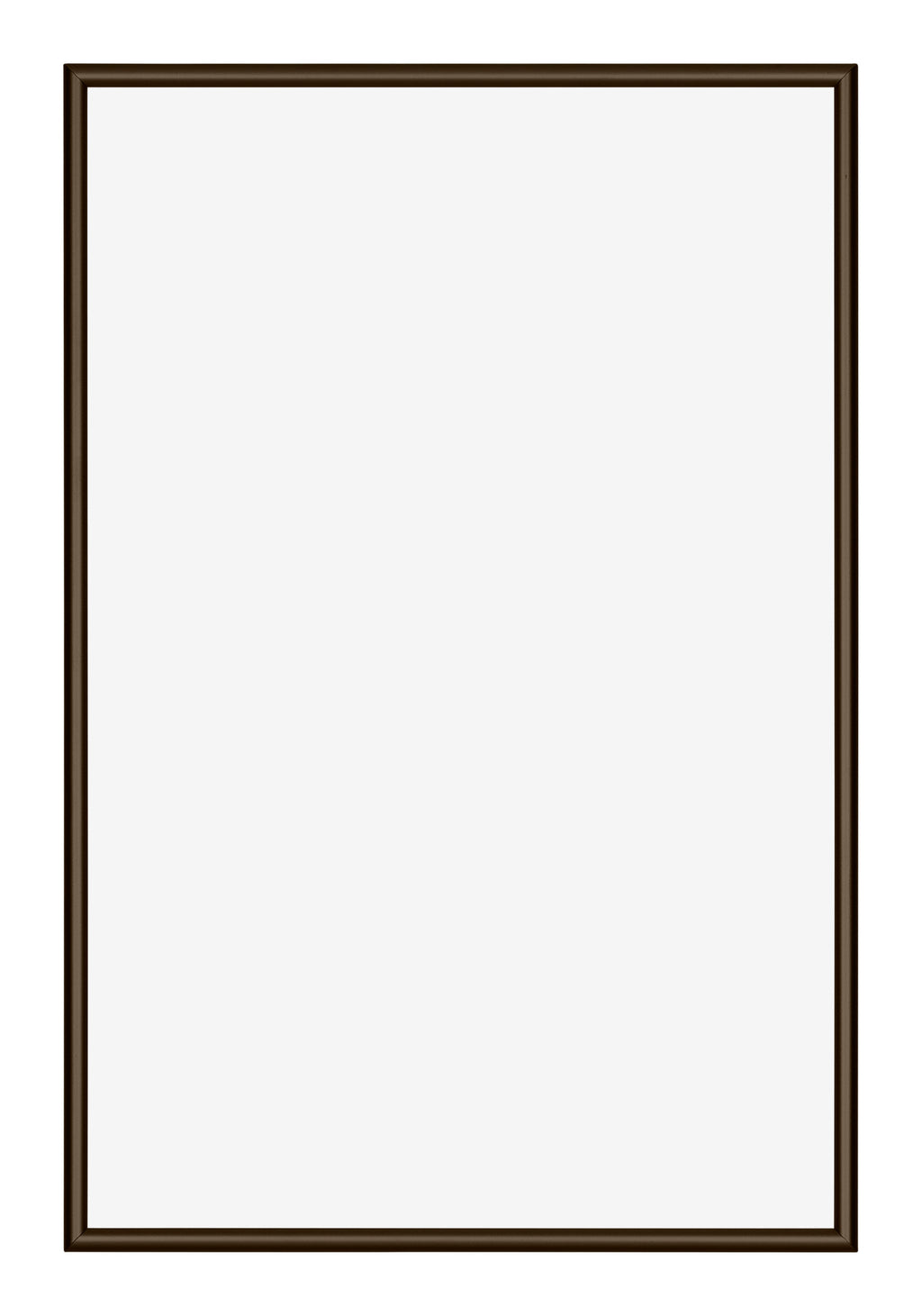 New York Aluminium Photo Frame 50x75cm Walnut Structure Front | Yourdecoration.com