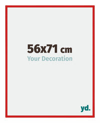 New York Aluminium Photo Frame 56x71cm Ferrari Red Front Size | Yourdecoration.com
