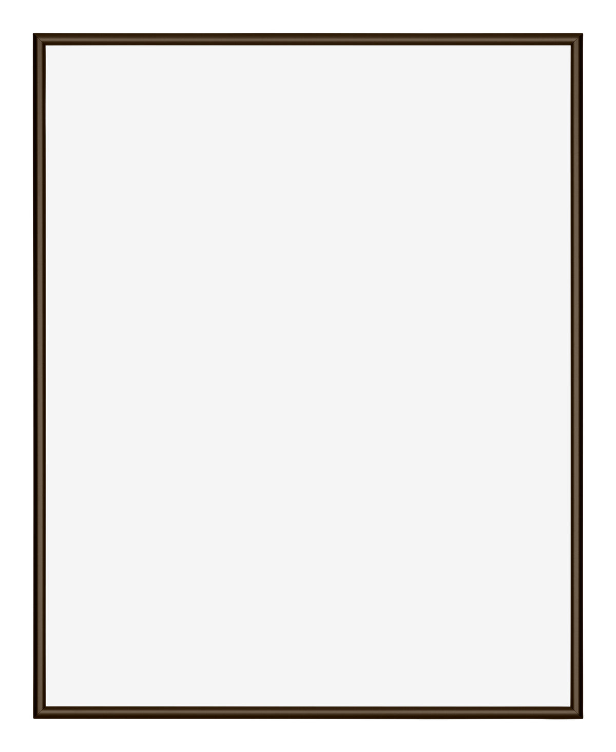 New York Aluminium Photo Frame 56x71cm Walnut Structure Front | Yourdecoration.com
