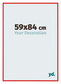 New York Aluminium Photo Frame 59x84cm Red Ferarri Front Size | Yourdecoration.com