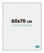 New York Aluminium Photo Frame 60x70cm Silver Matt Front Size | Yourdecoration.com