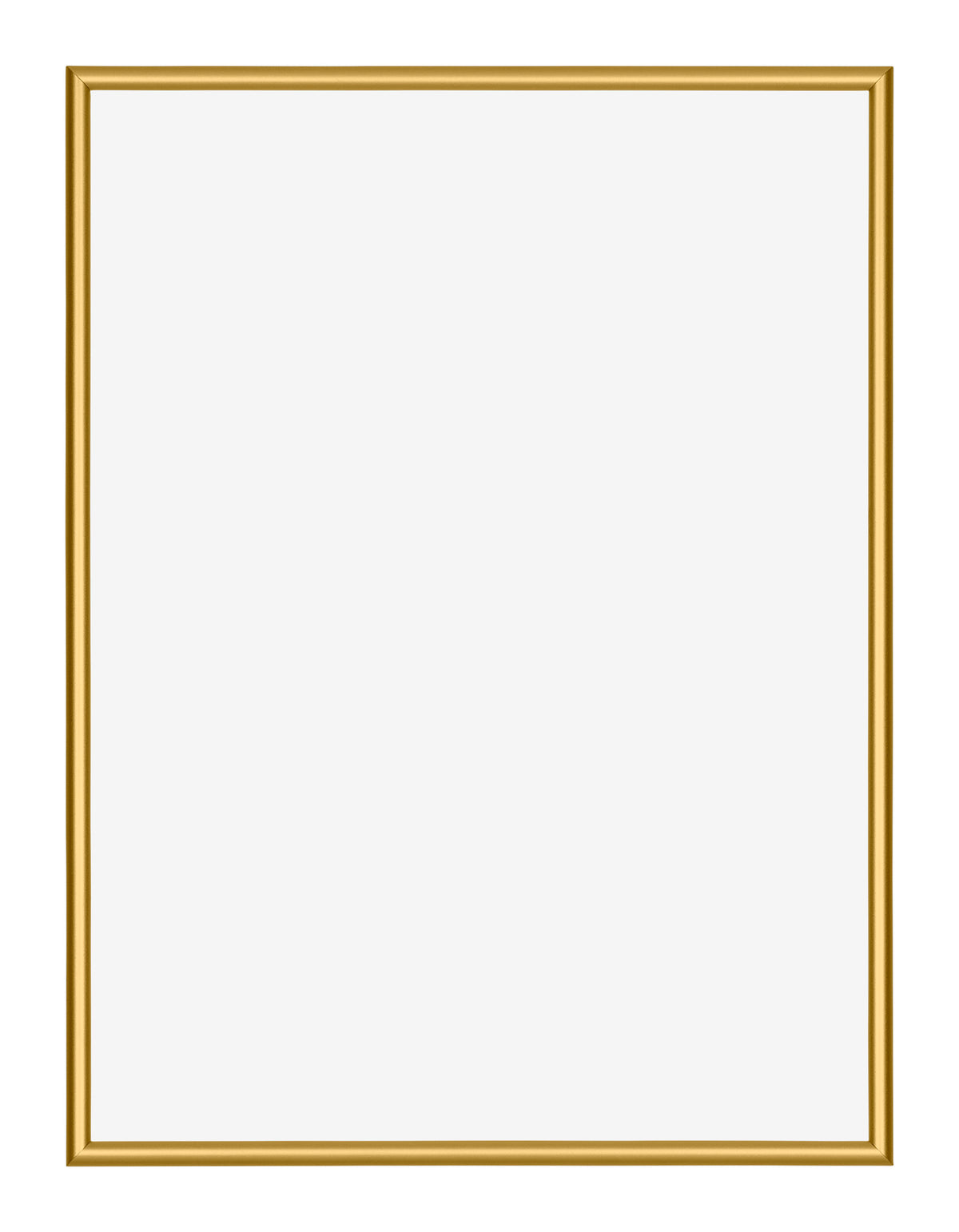 New York Aluminium Photo Frame 60x80cm Gold Shiny Front | Yourdecoration.com