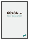 New York Aluminium Photo Frame 60x84cm Black Matt Front Size | Yourdecoration.com