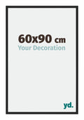 New York Aluminium Photo Frame 60x90cm Black Matt Front Size | Yourdecoration.com