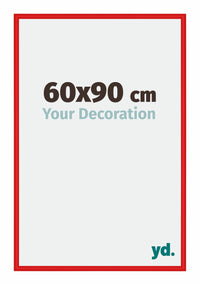 New York Aluminium Photo Frame 60x90cm Ferrari Red Front Size | Yourdecoration.com
