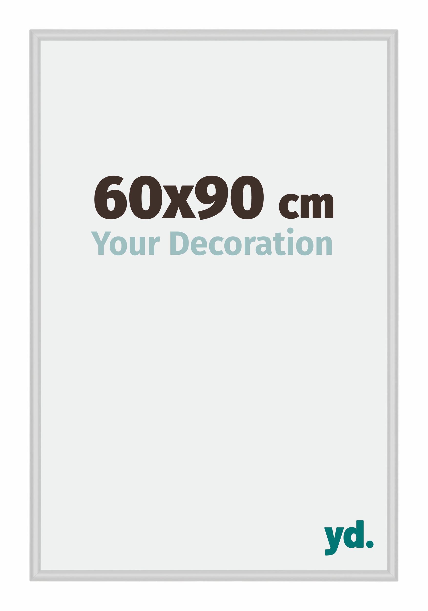 New York Aluminium Photo Frame 60x90cm Silver Matt Front Size | Yourdecoration.com