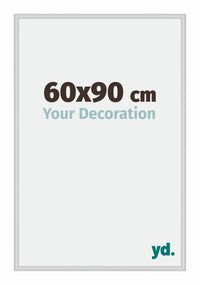 New York Aluminium Photo Frame 60x90cm Silver Matt Front Size | Yourdecoration.com