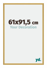 New York Aluminium Photo Frame 61x91 5cm Gold Shiny Front Size | Yourdecoration.com